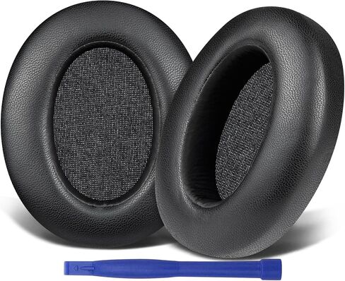 SOULWIT Lambskin Earpads Cushions Replacement for Sony WH-XB910 XB910N Extra Bass Noise Cancelling Headphones, for Sony WHXB910N Wireless Headset, Ear Pads with Noise Isolation Foam - Black in Kuwait