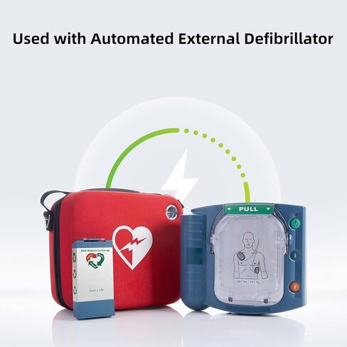 بطارية بديلة Megastar AED، معتمدة من إدارة الغذاء والدواء الأمريكية، تستخدم لجهاز HeartStartHome ومزيل الرجفان الخارجي الآلي في الموقع، متوافقة مع M5070A، غير قابلة لإعادة الشحن in Kuwait