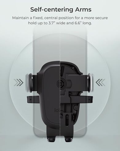 iOttie Easy One Touch Wireless 3 Dash & Windshield Car Mount، حامل هاتف شحن سريع 15W Qi، مشبك تلقائي بيد واحدة، حامل هاتف ذكي قابل للتعديل لهاتف iPhone 17 Pro Max، iPhone 12-17، Samsung، Pixel in Kuwait