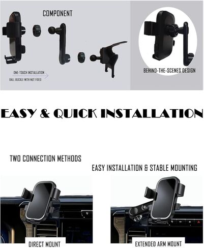 Car Phone Holder for Ford F150 2025-2026 Extension Arm 360° Rotatable for Ford F150 Phone Mount F150 Accessories in Kuwait