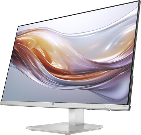 HP Series 5 23.8 inch FHD Height Adjust Monitor - 524sh, 60.5, W129015830 (Adjust Monitor - 524sh, 60.5 cm (23.8), 1920 x 1080 Pixels, Full HD, LCD, 5 ms, Silver) in Kuwait