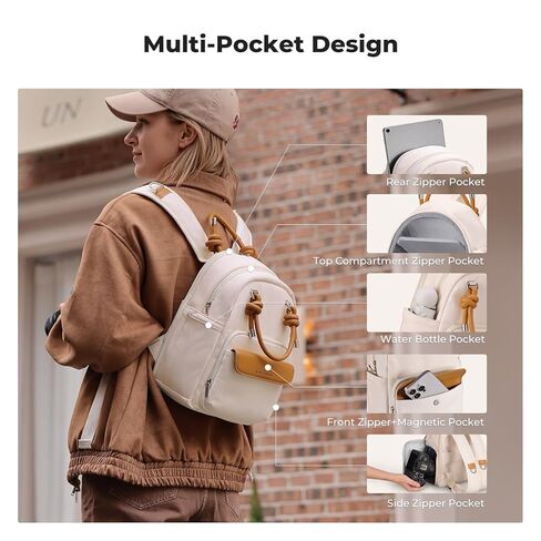 K&F CONCEPT Camera Backpack, DSLR/SLR Small Camera Bags for Photographers, Water-Resistant 2-in-1 Photography Backpack with 10.1" Tablet Compartment in Kuwait