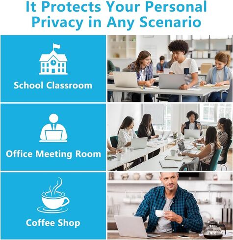 Magnetic Privacy Screen Protector for 2026 MacBook Neo 13-inch A18 Pro, Anti-Spy, Anti-Glare, Blue Light Filtering, Effectively Relieves Eye Strain, Easy to Install, Removable and Reusable for Mac Neo in Kuwait
