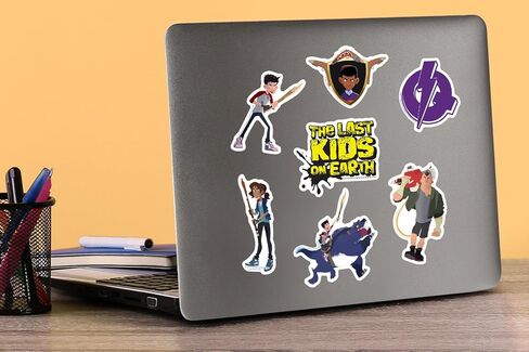 The Last Kids on Earth 50ct Vinyl Large Deluxe Stickers Variety Pack - Laptop, Water Bottle, Scrapbooking, Tablet, Skateboard, Indoor/Outdoor in Kuwait