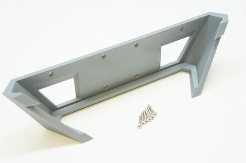 Wall Mount Bracket Holder for Netgear Nighthawk SX10 Pro Gaming Switch GS810EMX Silver 3D-Printed in Kuwait