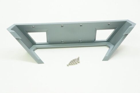 Wall Mount Bracket Holder for Netgear Nighthawk SX10 Pro Gaming Switch GS810EMX Silver 3D-Printed in Kuwait