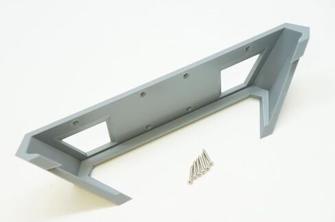 Wall Mount Bracket Holder for Netgear Nighthawk SX10 Pro Gaming Switch GS810EMX Silver 3D-Printed in Kuwait