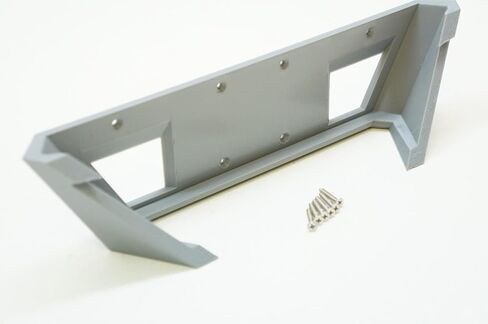 Wall Mount Bracket Holder for Netgear Nighthawk SX10 Pro Gaming Switch GS810EMX Silver 3D-Printed in Kuwait
