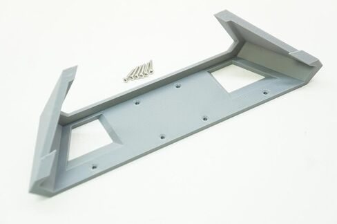 Wall Mount Bracket Holder for Netgear Nighthawk SX10 Pro Gaming Switch GS810EMX Silver 3D-Printed in Kuwait