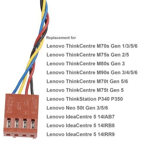 مروحة تبريد وحدة المعالجة المركزية 65 وات واستبدال غرفة التبريد لجهاز Lenovo ThinkCentre M75s M70s M80s M90s M70T M75T ThinkStation P340 P350 SFF 5H40U92955 BUC1012VJ-00 FY4 in Kuwait