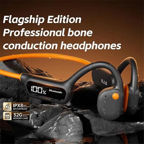 SWZEC Finbeati Swimming Headphones (Black) in Saudi Arabia