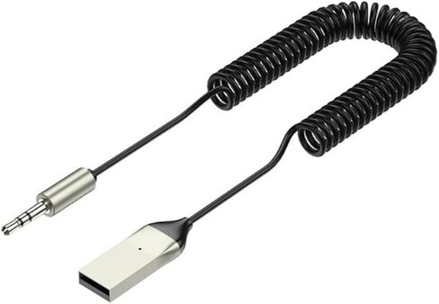 3.5mm AUX Bluetooth 5.4 Receiver USB 2.0 to 3.5mm Adapter Built in Mic Hands Free Calling in Kuwait