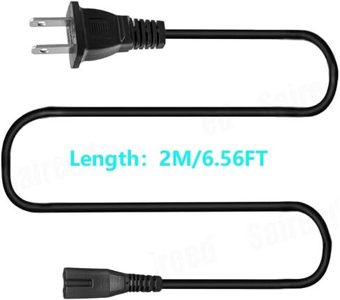 كابل طاقة تيار متردد لمكبرات الصوت HT-S100F، سلك طاقة متوافق مع مكبرات الصوت HT-S40R/HT-G700 بطول 2 متر/6.56 قدم in Kuwait