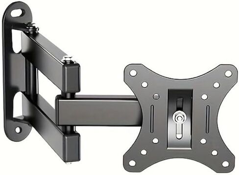 Monitor Stand Full Motion TV Monitor Wall Mount Bracket Articulating Arm Swivel Tilt Extend Swivel Fits Most 10-26 Inch Flat Sn Curved TVs 27 inch Monitor Stand in Kuwait