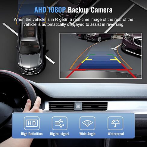 7'' Android Car Sereo for Toyota Highlander 2001 2002 2003 2004 2005 2006 2007, Touch Screen Receivers Dash for Highlander with Carplay Android Auto, Bluetooth Mirrorlink WiFi GPS SWC Backup Camera in Kuwait
