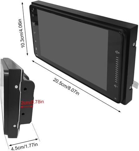 7'' Android Car Sereo for Toyota Highlander 2001 2002 2003 2004 2005 2006 2007, Touch Screen Receivers Dash for Highlander with Carplay Android Auto, Bluetooth Mirrorlink WiFi GPS SWC Backup Camera in Kuwait