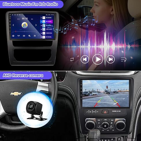 4+64G Car Radio for Chevrolet Chevy Traverse 9 inch Touch Screen 2013 2014 2015 2016 2017 Stereo,Wireless Carplay/WiFi/Bluetooth/EQ Audio/Andriod Auto/AM/FM/Navigation/AHD Camera in Kuwait