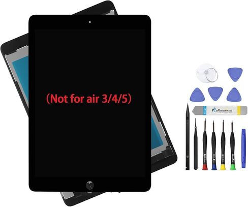 شاشة LCD بديلة مقاس 10.5 بوصة لجهاز iPad Air 3 (الجيل الثالث) 2019 A2152 A2123 A2153 A2154 مجموعة شاشة LCD ومحول رقمي زجاجي يعمل باللمس ومجموعة إصلاح ممتازة (أسود) in Kuwait