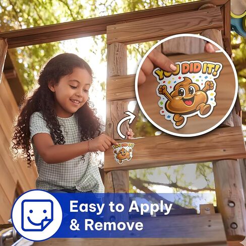 3PCS Potty Training Stickers for Kids, Funny Poop Emoji “You Did It" Reward Stickers, Waterproof Vinyl Potty Stickers for Potty Training, Pee Stickers, Poop Party Decorations, Emoji Stickers for Kids in Kuwait