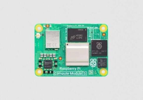 وحدة حساب Raspberry Pi 5، CM5108064، ذاكرة الوصول العشوائي LPDDR4 سعة 8 جيجابايت، eMMC سعة 64 جيجابايت، معالج ARM Cortex-A76 رباعي النواة بسرعة 2.4 جيجا هرتز، واي فاي، بلوتوث 5.0 in Kuwait