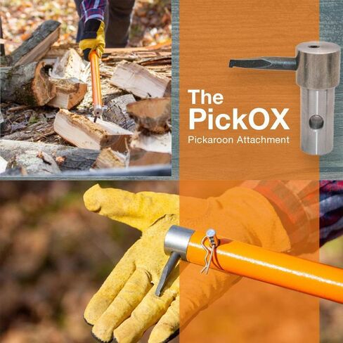 يضيف ملحق LogOX PickOX Pickaroon لأداة الغابات المتعددة 3 في 1 الوظيفة الرابعة | ملحق بيكاروون ألومنيوم خفيف الوزن (صنع في الولايات المتحدة الأمريكية) in Kuwait