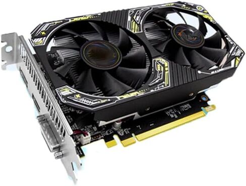 لوحة أم للكمبيوتر الشخصي مناسبة لألعاب AIBOMAN أسود أصفر RX550 4GB GDDR5 بطاقة رسومات 128Bit مروحة مزدوجة ملحقات تجميع الكمبيوتر ألعاب مكتبية كهربائية in Kuwait