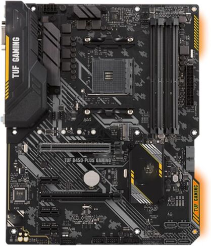 pc Motherboard Fit for ASUS TUF B450-PLUS Gaming Motherboard Support Ryzen 5 5600G 3600x 5700X3D 5800X3D CPU DDR4 64GB M.2 NVME ATX Mainboard in Kuwait