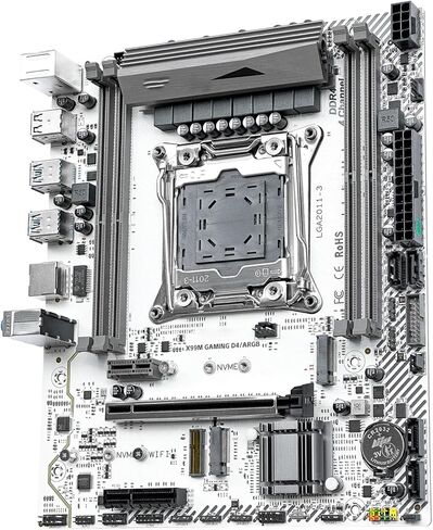 لوحة أم للكمبيوتر الشخصي مناسبة للوحة الأم JGINYUE X99 LGA 2011-3 تدعم وحدة المعالجة المركزية Xeon E5 V3 V4 وذاكرة الوصول العشوائي DDR4 M.2 NVME SATA WIFI X99M GAMING D4/ARGB in Kuwait
