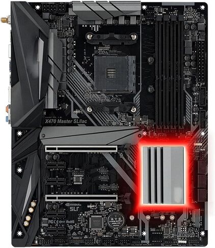 لوحة أم للكمبيوتر الشخصي مناسبة للوحة الأم ASUS X470 Master SLI/AC AM4 تدعم Ryzen 7 3700X 4800X 3800X مجموعة شرائح وحدة المعالجة المركزية DDR4 HDMI 1.4 ATX in Kuwait