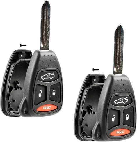 usaremote shell button button case key care cover cover fob under under under remote remote for 2005-2010 Chrysler 300 Aspen Dodge Charger Durango Magnum Jeep Commander Cherokee 4-Button Control kobdt04a in Saudi Arabia