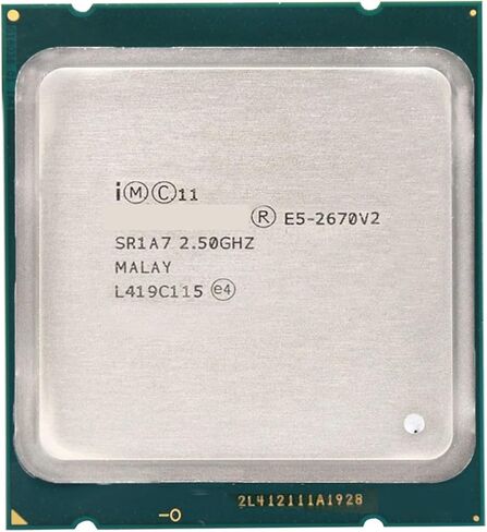 E5-2670 V2 E5-2670V2 E5 2670 2670V2 2.50GHz 10-Core 25M LGA2011 Prosesor Cocok X79 Papan Utama in Kuwait