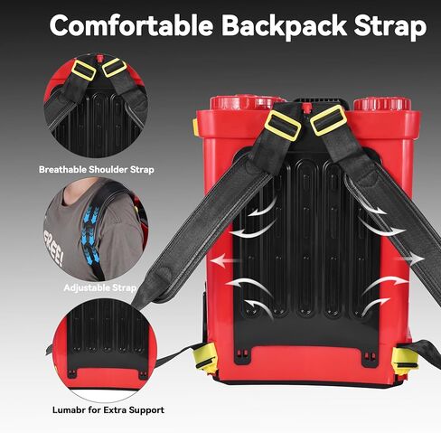 Shoulder Straps for Battery Powered Backpack Sprayer in Kuwait