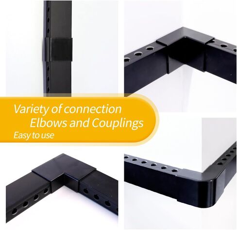 Cable Raceway Kit,139 Inch Open Slot Cable Management Kit with Upgraded Snap Structure,Under Desk Cord Organizer with Cable Management System for Network/PC/TVs 15.7" X 1.57" X 0.79" X 9PCS in Kuwait