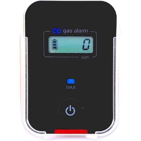 Car, Vehicle, Aircraft Carbon Monoxide CO Detector | Fast Low-Level 9ppm Alarm | Vehicles, Police, Pilots, Travel, Bus, Trucks | Metal Body, Small 2oz |