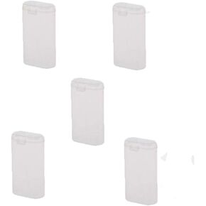5Pcs 18650 Battery Storage Box Plastic Battery Holder Case Waterproof for 2pcs 18650 Batteries