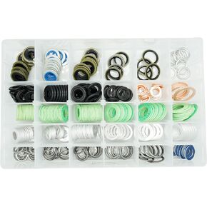 303PCS 30 Sizes Master Oil Drain Plug Gaskets, Washer Assortment Kits Replace 097-119, 097-139, 097-021, 097-025, N0138157, 11026-01M02, 94109-14000, 803916010, 90430-12031, APC93000