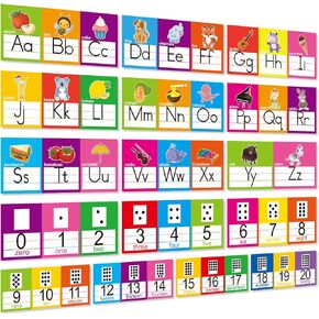 Alphabet Letters Line Bulletin Board for Classroom Wall ABC Number 0-20 in Saudi Arabia