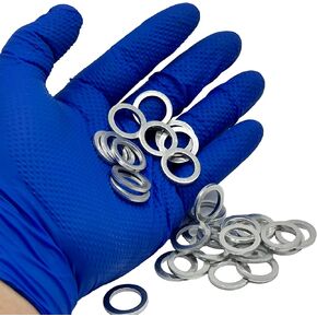 15pcs Oil Drain Plug Crush Washer Gasket Seal – 14mm Replacement for Hyundai/Kia - OEM 21513-23001 Fits Most Popular Models 2001-2022 by 4STEED Motors.