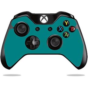 MightySkins Skin Compatible with Microsoft Xbox One or One S Controller - Solid Teal | Protective, Durable, and Unique Vinyl wrap Cover | Easy to Apply, Remove, and Change Styles | Made in The USA