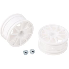 Tamiya 50732 RC 10 Spoke One-Piece Wheels - (1pr)