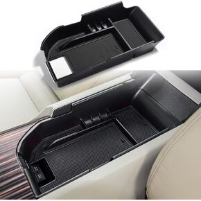 CKE for Toyota Camry Accessories 2024 2023 2022 2021 2020 2019 2018 Car Auto Center Console Armrest Storage Box Organizer Insert Tray Armrest Cover -Black