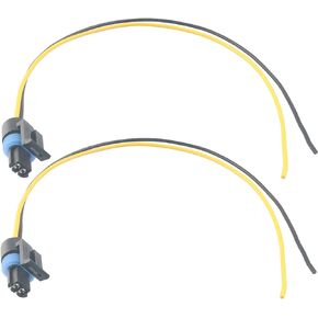 Updated PT2386 Multi-Purpose Wire Connector Pigtail Plug 88862305 Compatible with Chevy Chrysler Buick Cadillac Dodge Ford GMC Honda Jeep Coolant Temperature Sensor Connector Headlight Harness(2pcs)