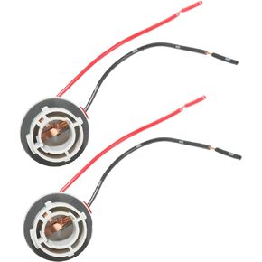 RACOONA LED Bulbs Sockets,Waterproof Turn Signal Socket,Tail Light Socket,Car Accessories Automotive Bulb Socket Lamp Holder for Turn Signal Lights Backup Lights Time Running Lamp (1156)