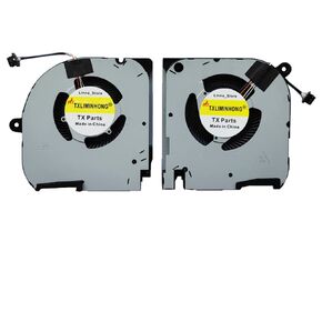 New Compatible CPU and GPU Cooling Fan for Dell G7 7500 2020 Model MG80081V1-C010-S9A MG75080V1-C010-S9A 08THFX 00XPY2 Series Fan DC12V （ Note:not fit for EG50060S1-C450-S9A CPU Fan)