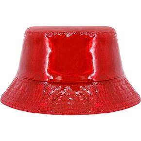 Unisex Fashion Hologram Climbing Bucket Hat Waterproof Fisherman Cap Travel Sunhat
