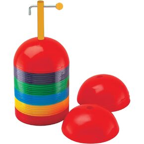 طقم مخروطي ذو قبة ناعمة من شامبيون سبورتس لألعاب القوى والتباعد الاجتماعي، ألوان متنوعة، أرجواني in Kuwait