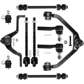 SCITOO 10pcs Front Suspension Kit Upper Control Arm Inner Outer Tie Rod End Sway Bar Link Lower Ball Joint Fit 1998-2011 For Ford Ranger 1998-2001 For Ford Explorer