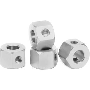 VGEBY 5mm to 12mm Aluminum Alloy Wheel Extension Hex Drive Hub Adapter for RC Car WPL D12 RC Truck