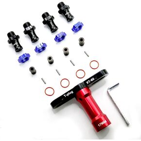 Stampede Length +10mm Wheel Hex Hub & 17mm Wrench for 1/10 Slash +10mm Wide Wheel Nuts Stampede VLX Rustler 4WD Bandit 2WD Series Upgrades Part