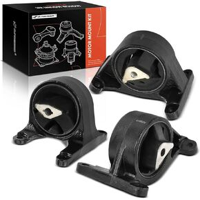 A-Premium 3PCS Engine Motor Mount and Transmission Mount Kit Compatible with Jeep Grand Cherokee 1999-2004 4.7L, 4WD, Automatic Transmission, Replace# 52058937AC, 52058996